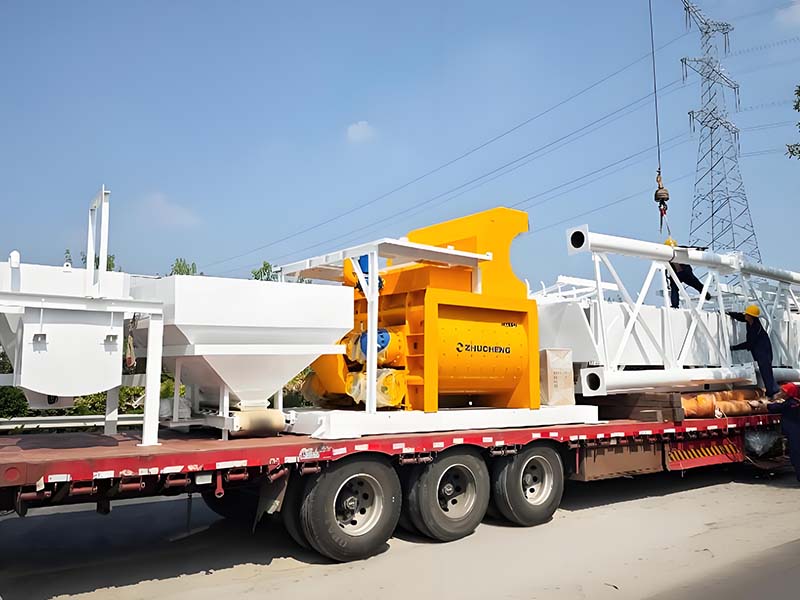HZS75 Ready Mix Concrete Plant