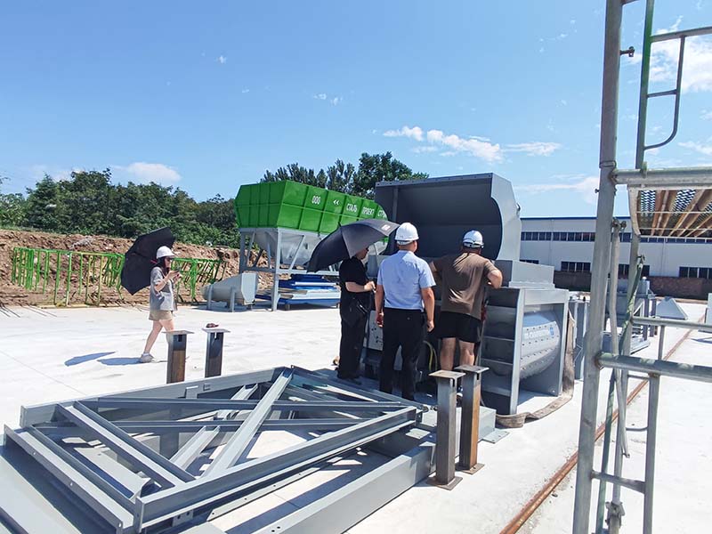 MHZS180 Foundation-free Concrete Batching Plant