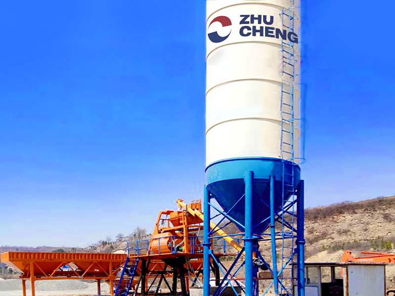 HZS50 Concrete Batching Plant In Congo