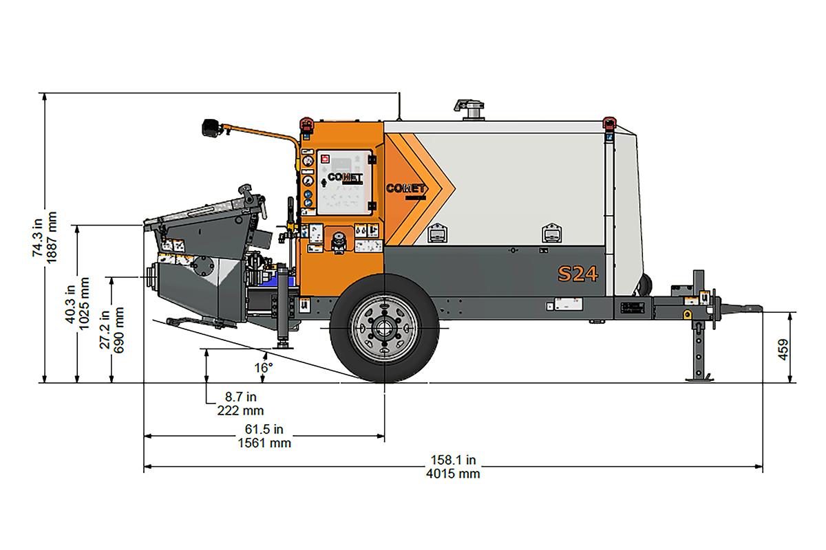 HBTS-80D/C Concrete Pump