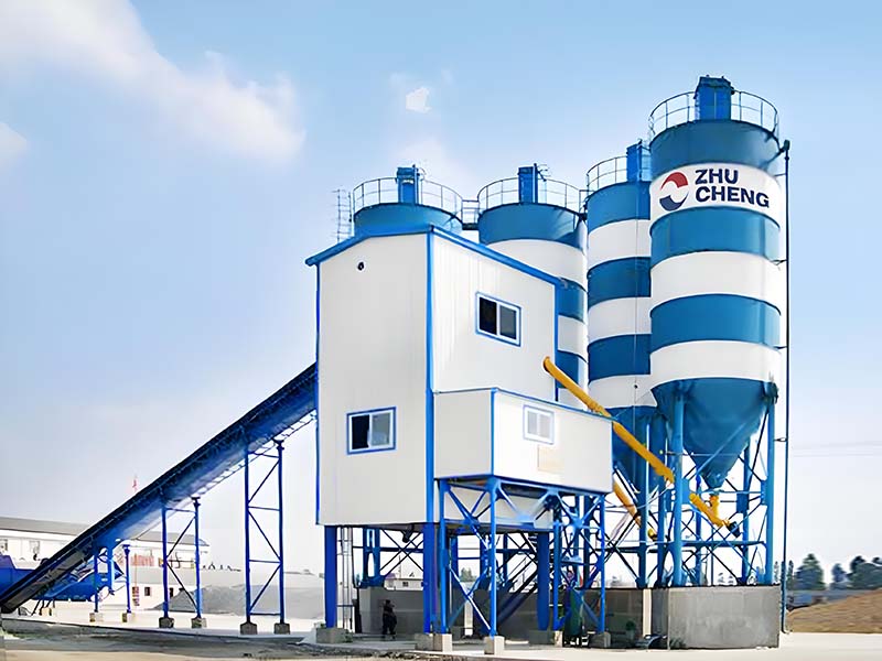 Assembly of HZS120 Concrete Batching Plant