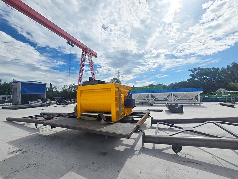 Assembly of MHZS60 Free Foundation Concrete Plant