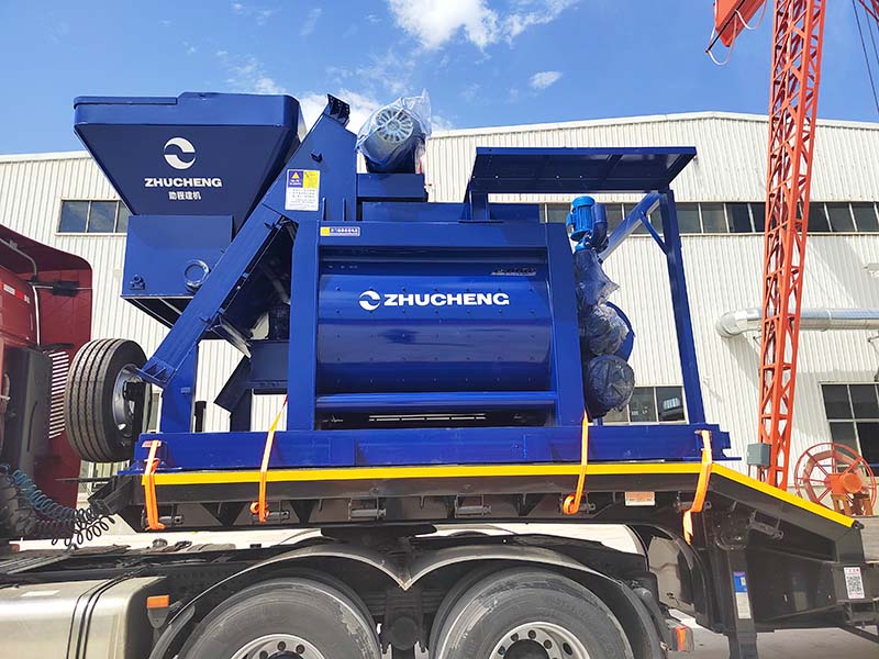 HZS50 Concrete Batching Plant to Uzbekistan