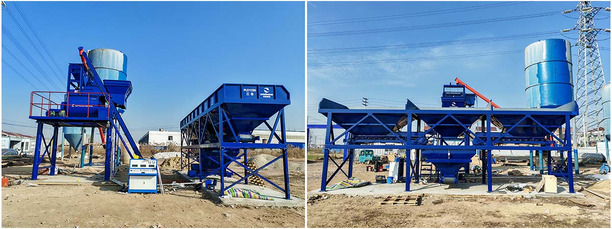 35m³/h Small Concrete Batching Plant in Malaysia