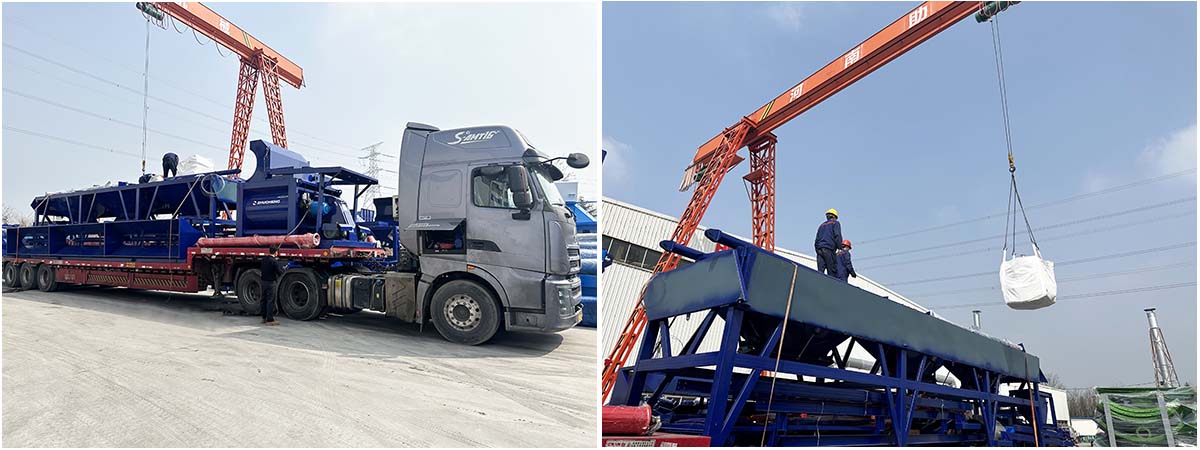 HZS50 Concrete Batching Plant to Kazakhstan