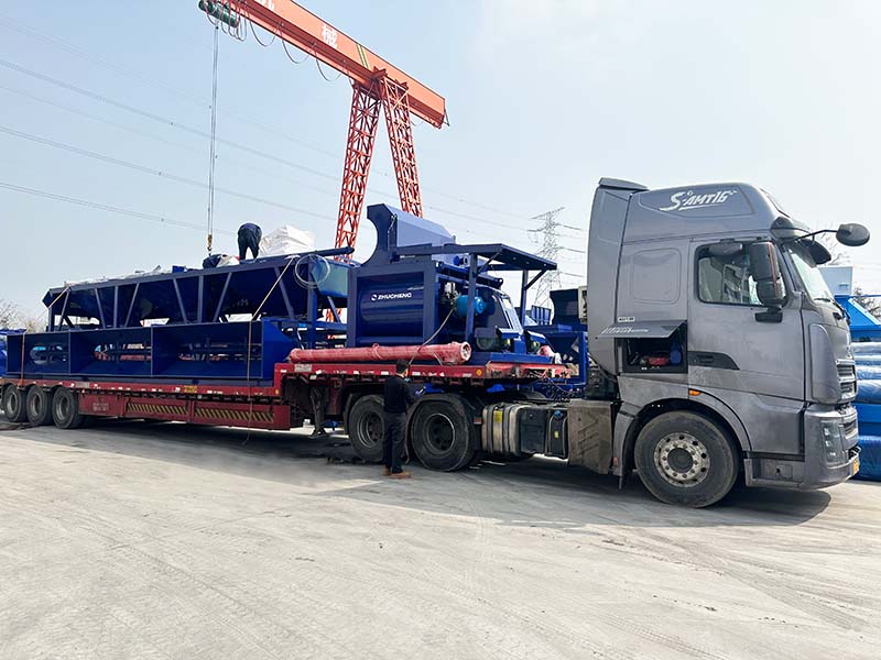 HZS50 Concrete Batching Plant to Kazakhstan