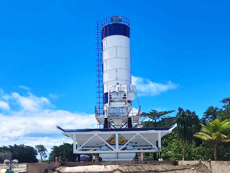 HZS35 Concrete Batching Plant in Japan