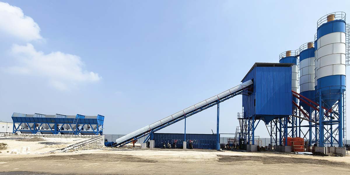 120m³/h Concrete Plant in Indonesia
