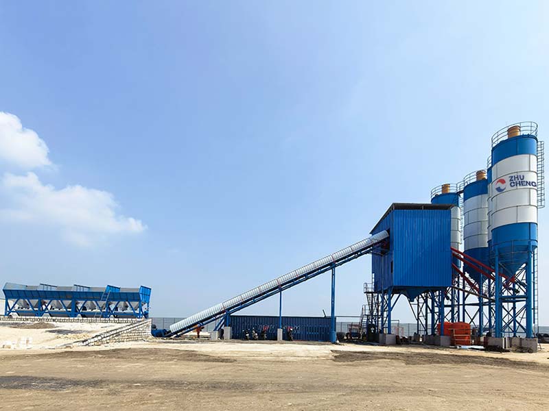 120m³/h Concrete Plant in Indonesia