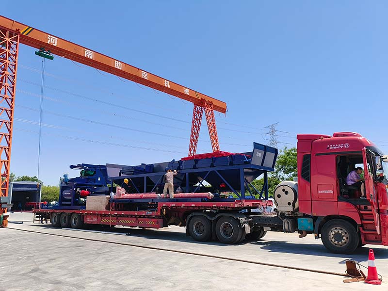 HZS60 Concrete Batching Plant to Mongolia