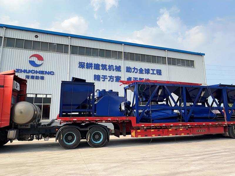 90m³/h Concrete Batching Plant to Tajikistan