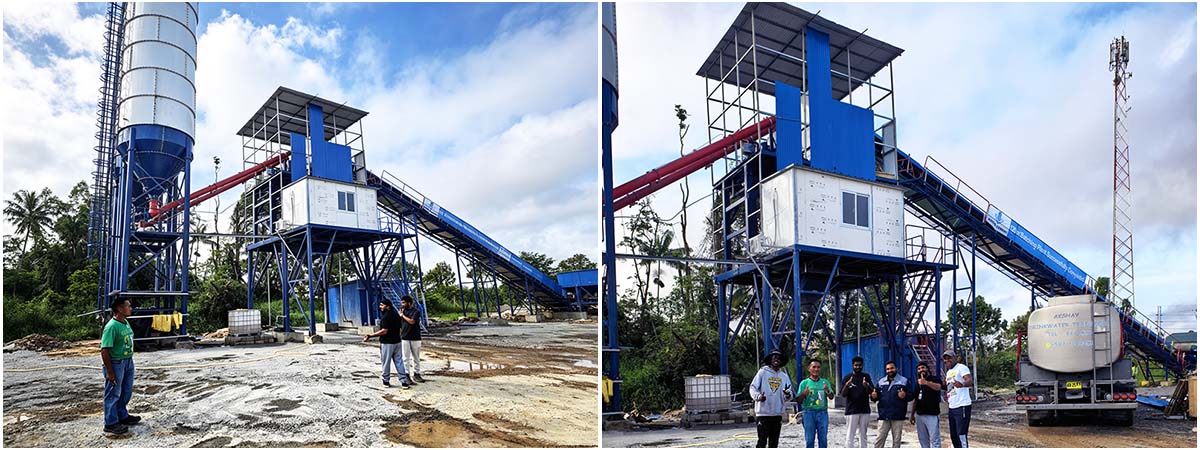 Concrete Batching Plant in South America