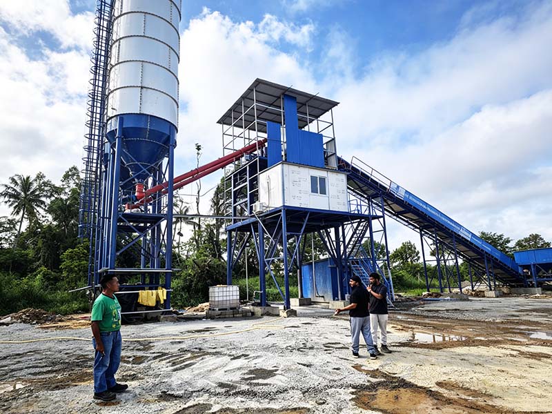 Concrete Batching Plant in South America