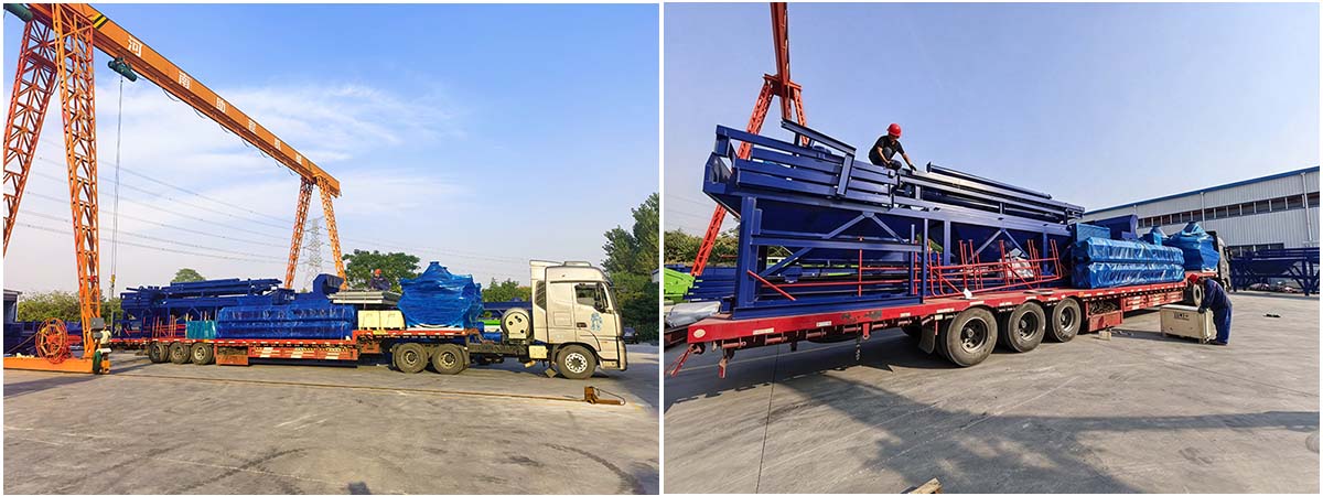 HZS60 Concrete Batching Plant to Uzbekistan