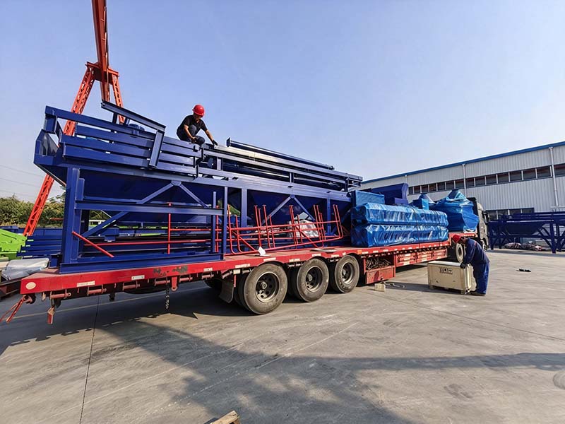 HZS60 Concrete Batching Plant to Uzbekistan